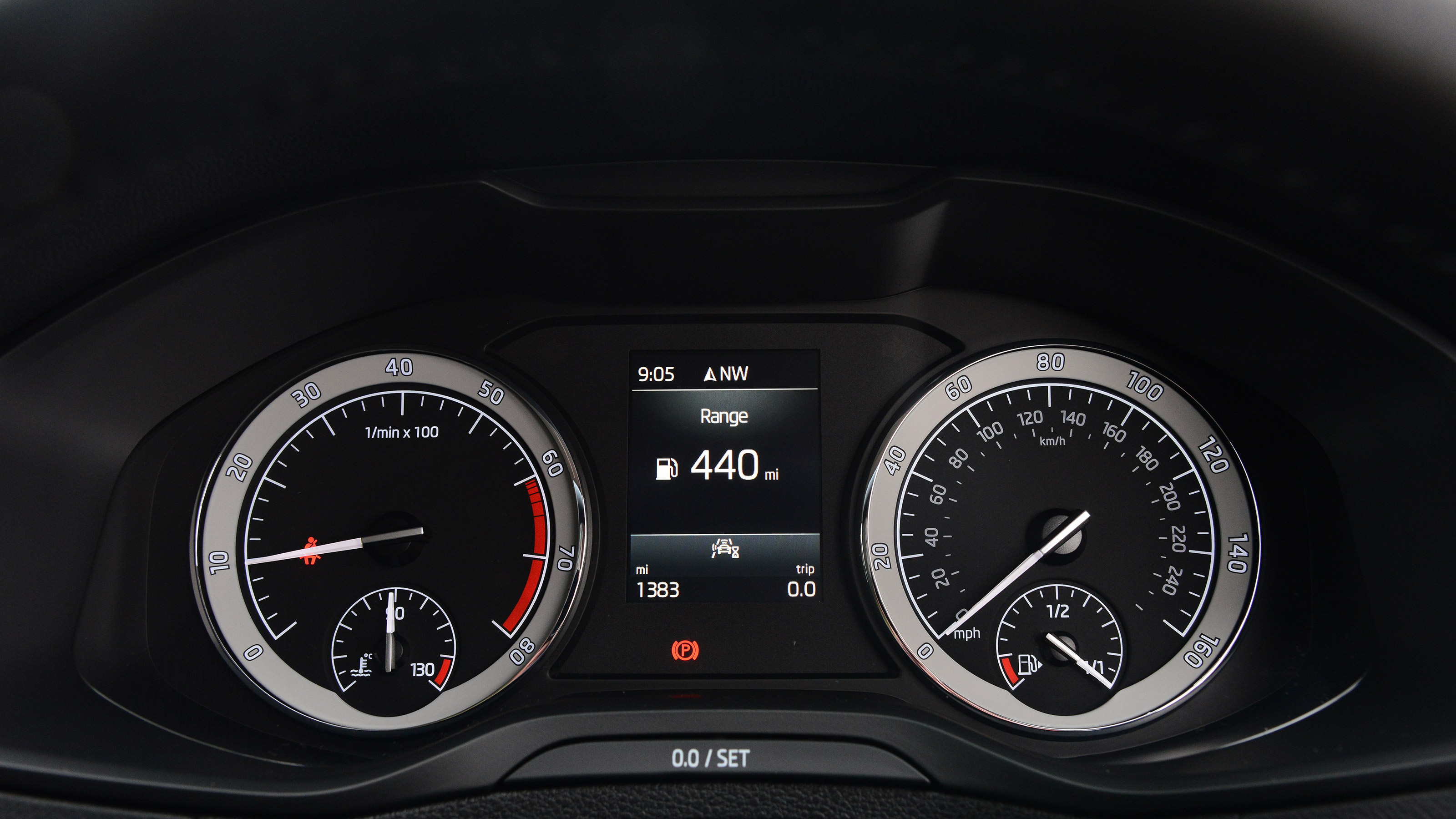 Skoda Karoq facelift - dials