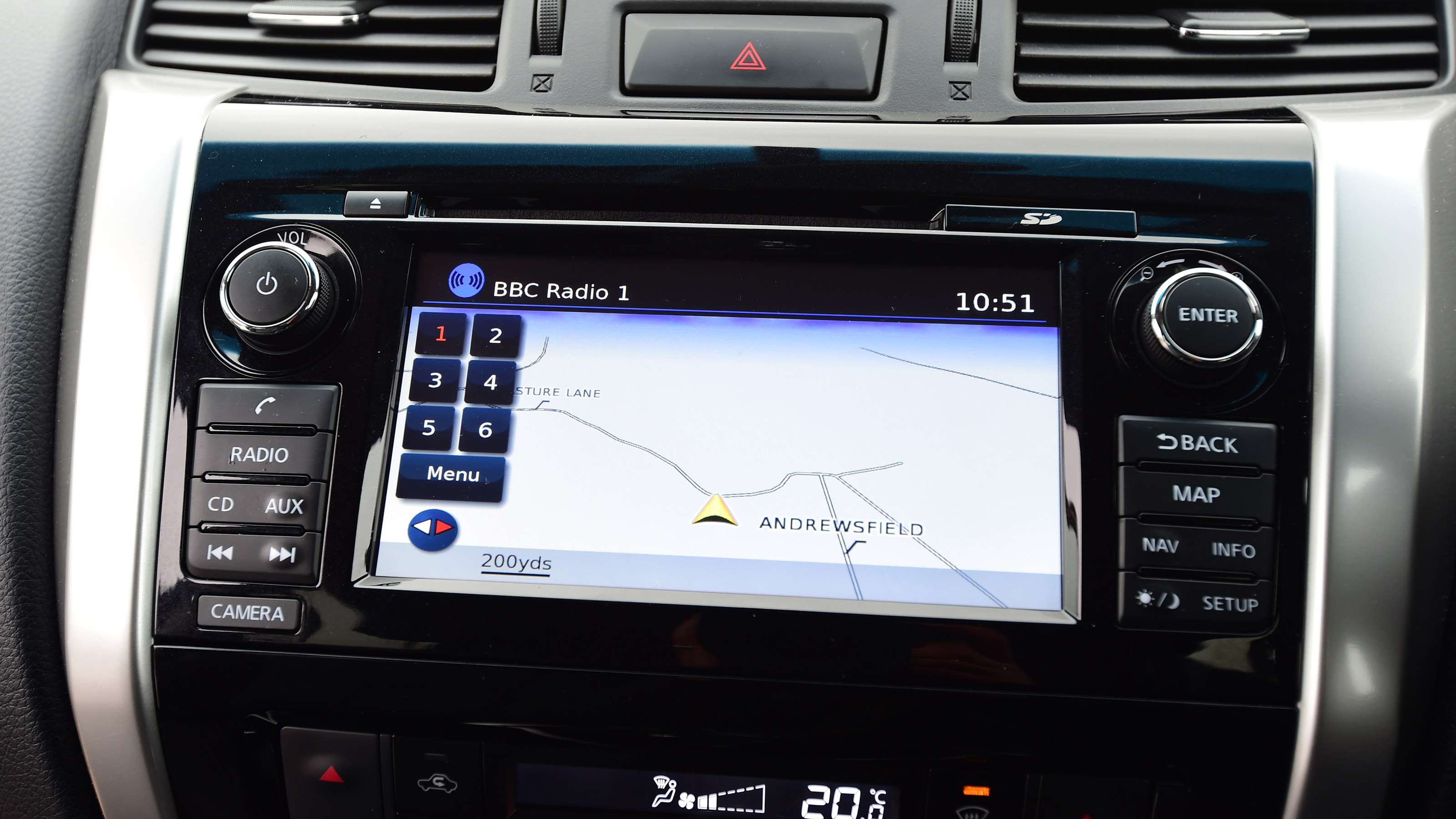 Used Nissan Navara Mk3 - sat-nav