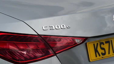 2022 Mercedes C 300 e - taillight & rear badge