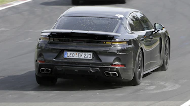 2024 Porsche Panamera spyshot - rear cornering