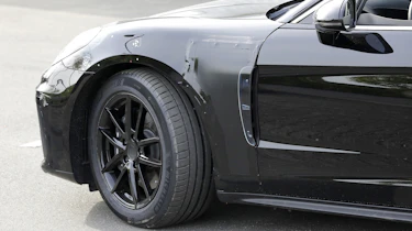 2024 Porsche Panamera spyshot - front wheel