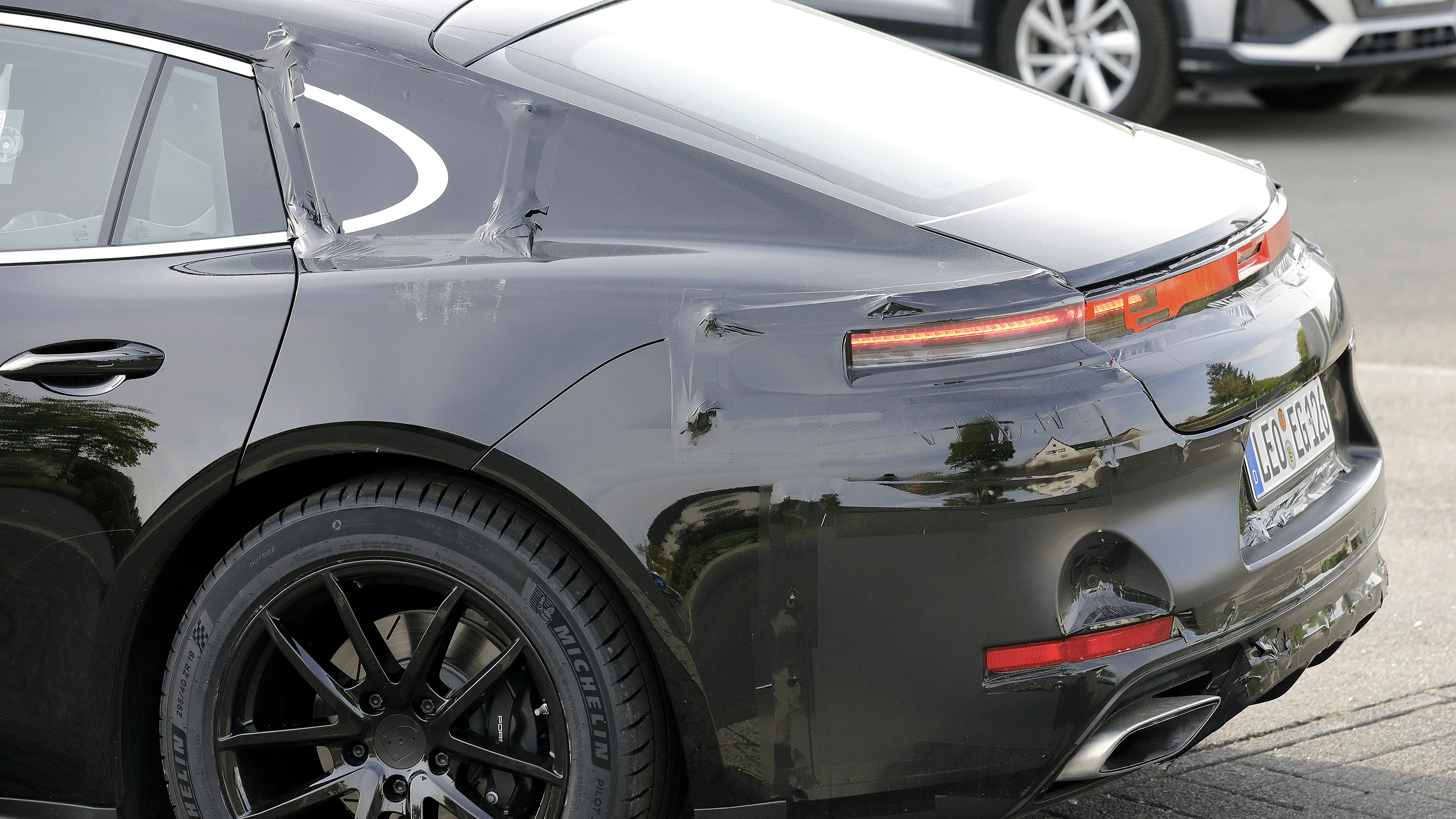 2024 Porsche Panamera spyshot - rear quarter