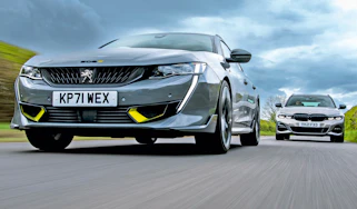 Peugeot 508 SW Sport Engineered vs BMW 330e xDrive Touring - both cars side by side