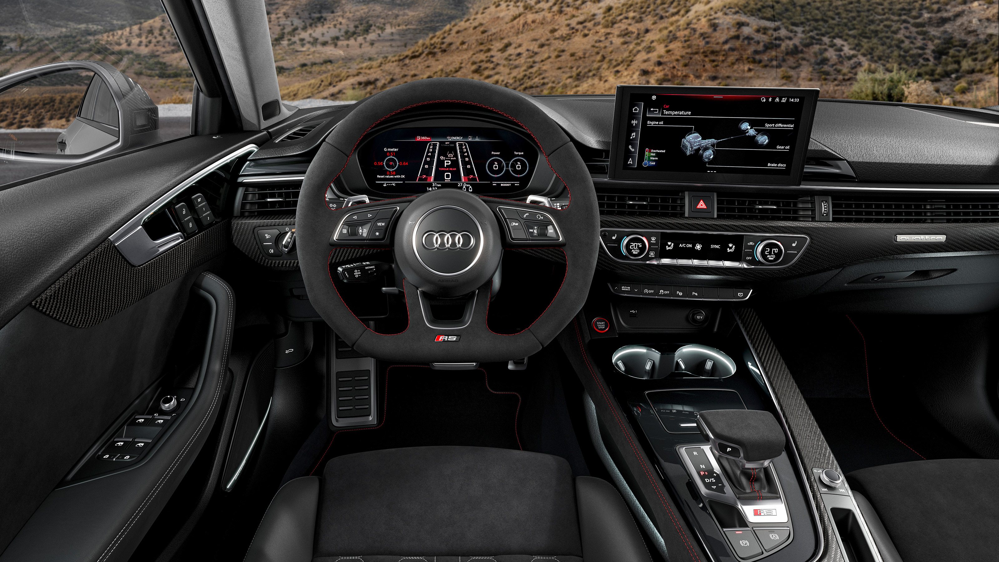Audi RS 4 Avant Competition - dash