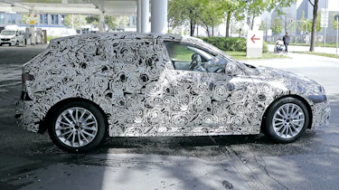 BMW 1 Series facelift spy - side static