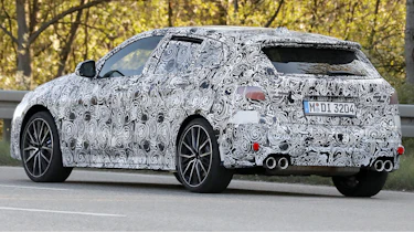 BMW 1 Series facelift spy - rear action