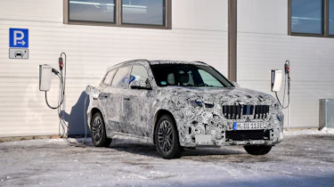 BMW iX1 winter testing - charging