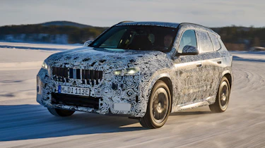 BMW iX1 winter testing - front tracking