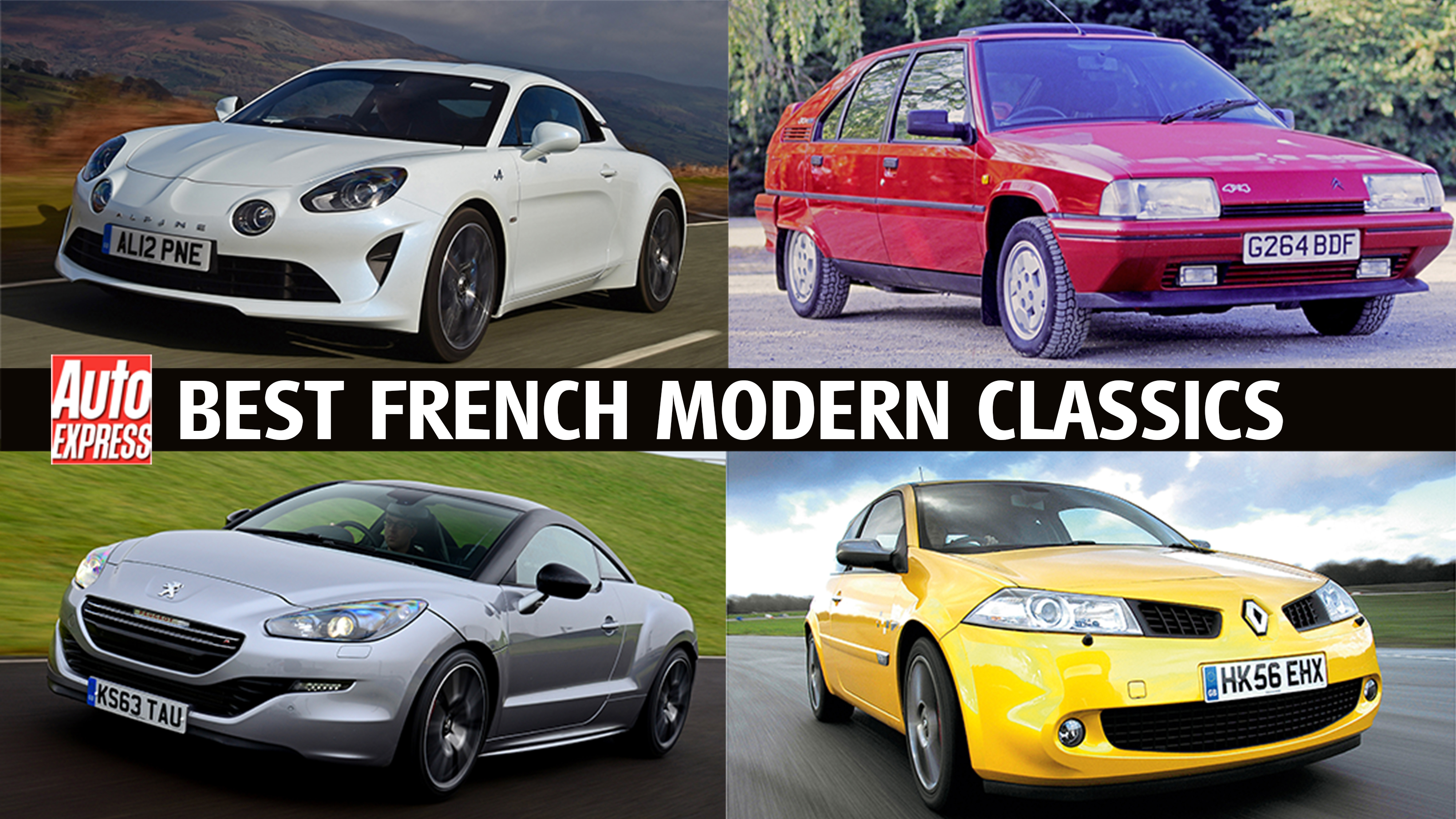 Best French modern classic cars - header image