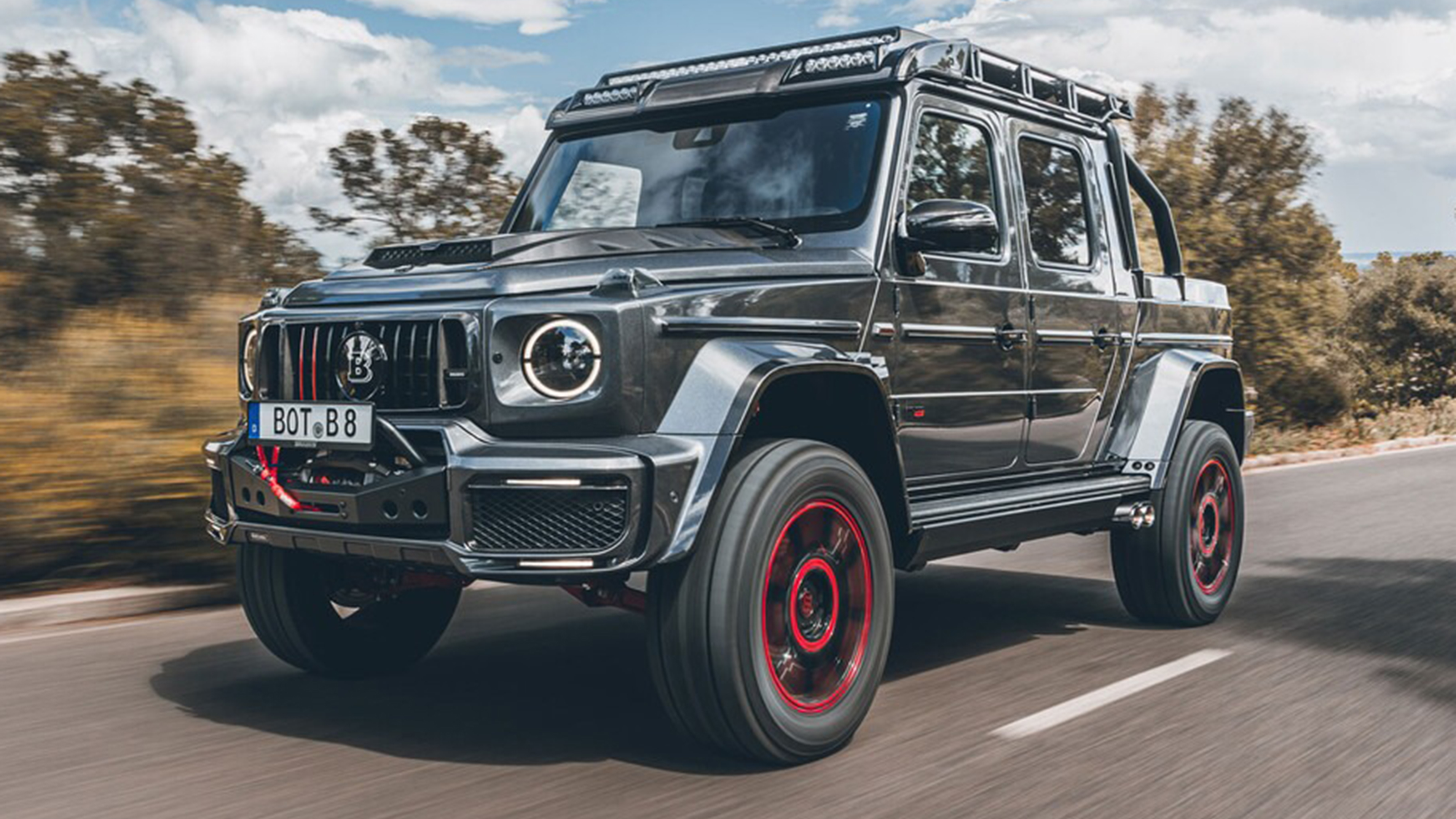 Brabus 900 XLP - front tracking
