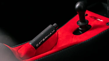 Caterham Seven 420 CUP - gearknob and handbrake
