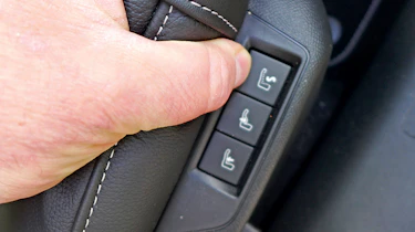 Citroen E-Berlingo long termer - seat controls