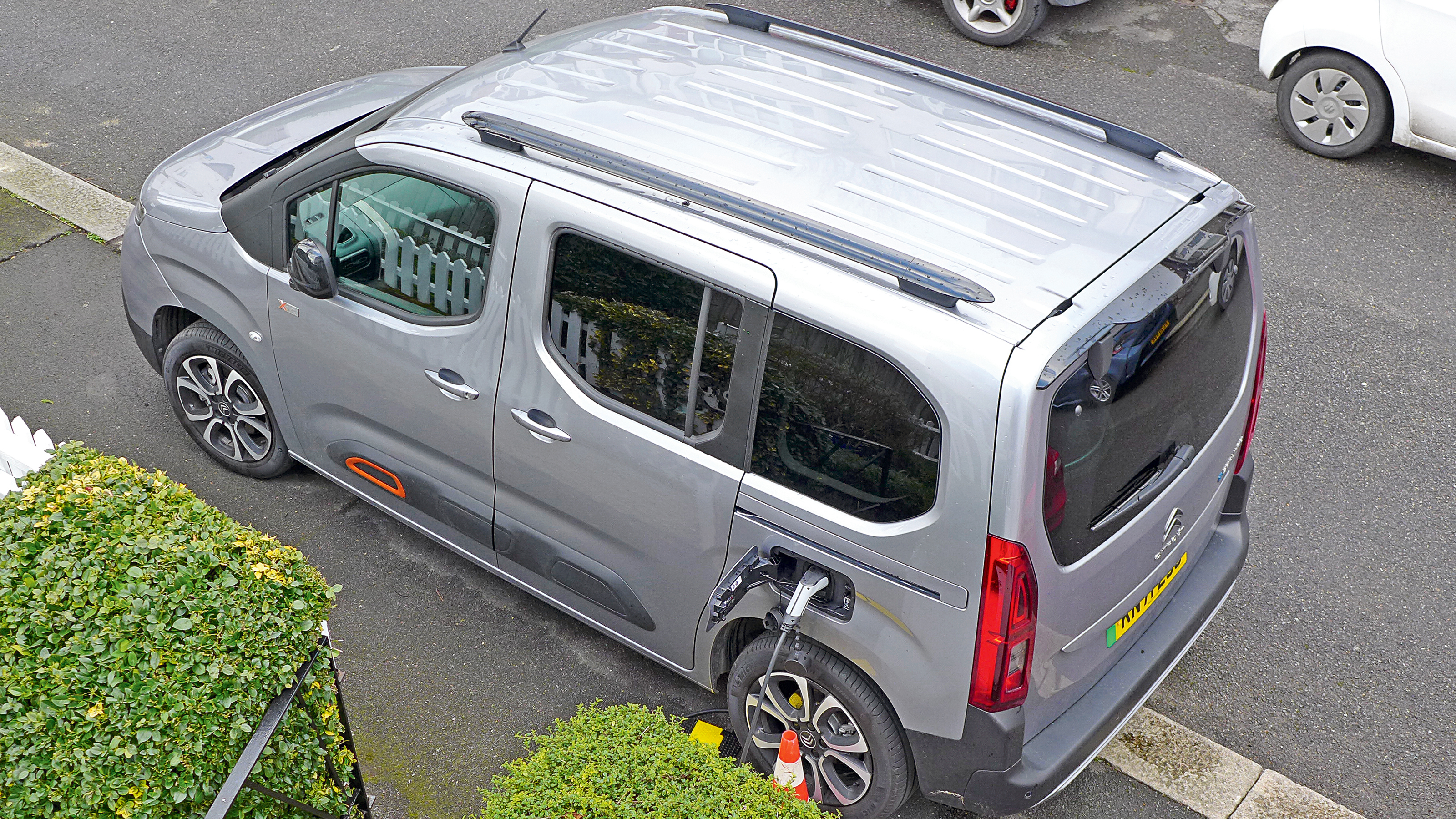 Citroen E-Berlingo long termer - rear of car from above