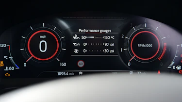 Fiesta ST vs Polo GTI vs i20 N - Fiesta ST dials