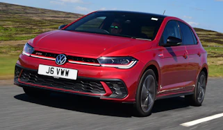 Fiesta ST vs Polo GTI vs i20 N - Volkswagen Polo front tracking