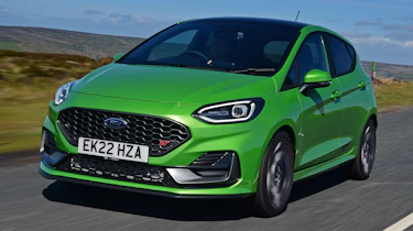 Fiesta ST vs Polo GTI vs i20 N - Fiesta ST front tracking