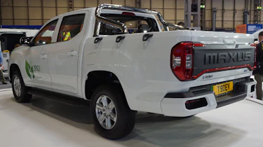 Maxus T90EV - showstand static truck - rear quarter