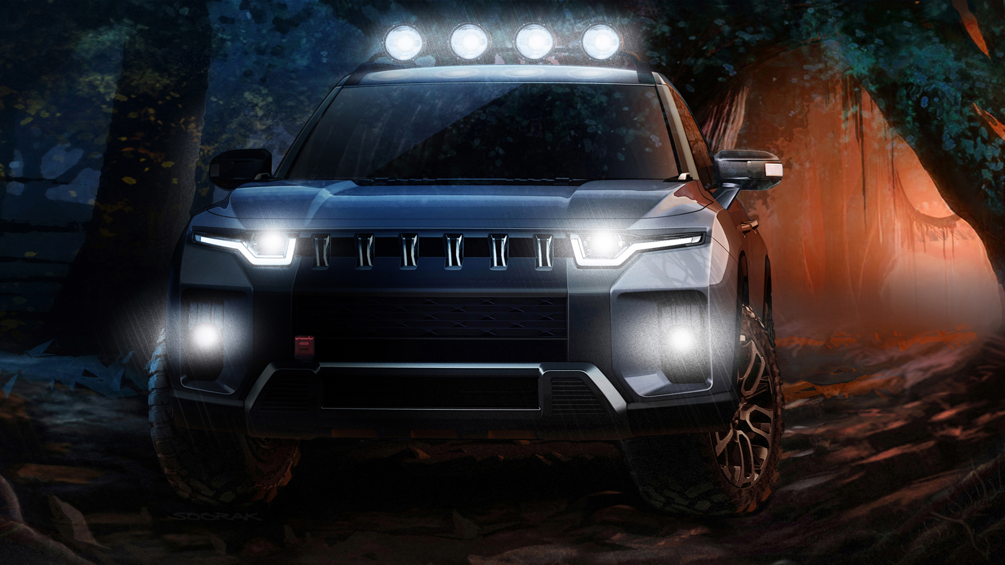 Ssangyong Torres teaser sketch - front
