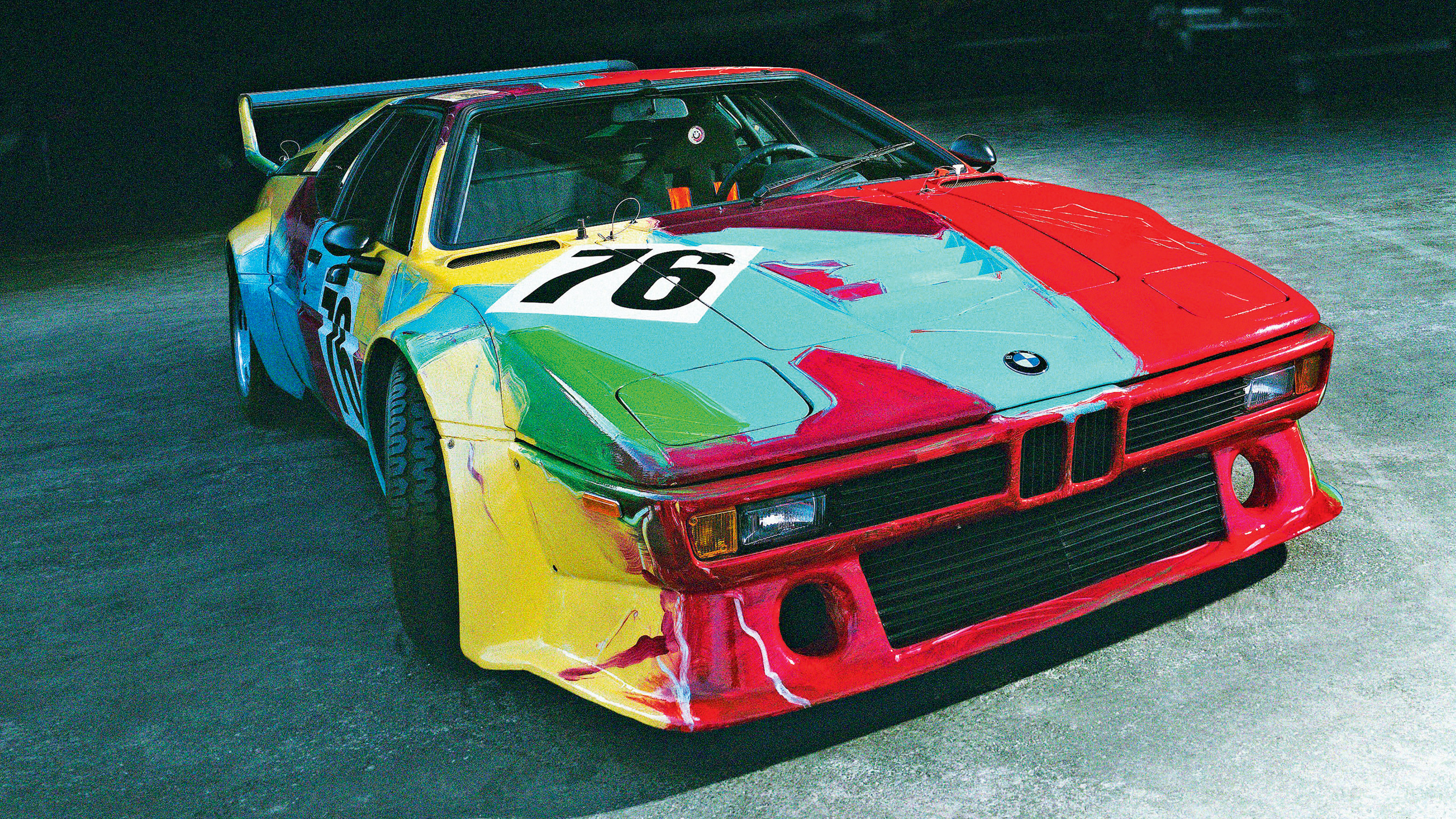 art cars BMW M1 front