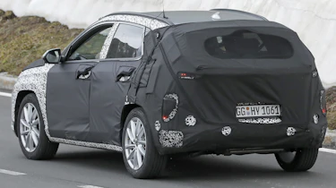 2023 Hyundai Kona test mule (Alps testing) - rear tracking