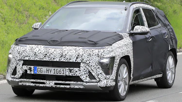 2023 Hyundai Kona test mule (Alps testing) - front