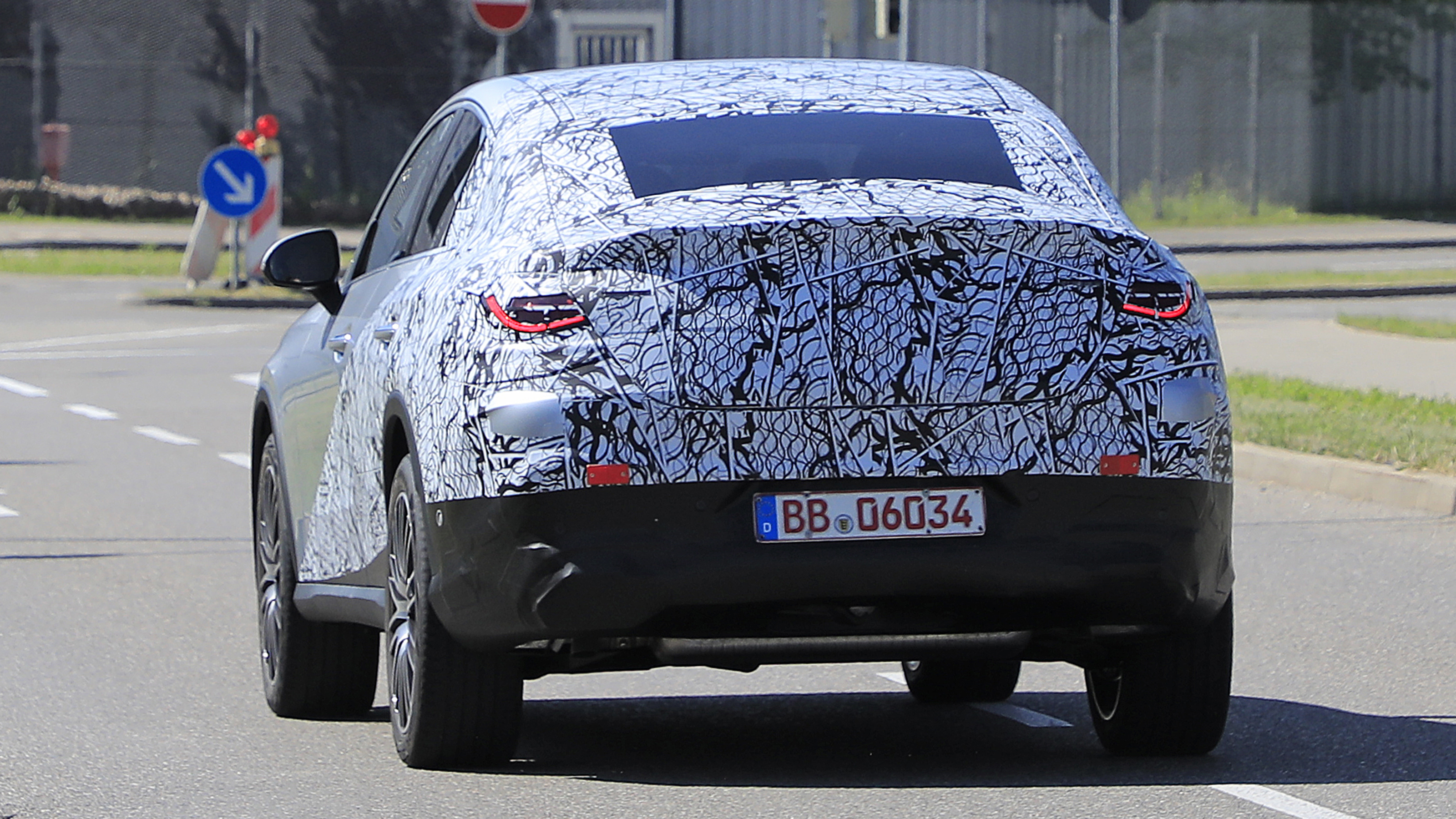 2023 Mercedes GLC test car - rear