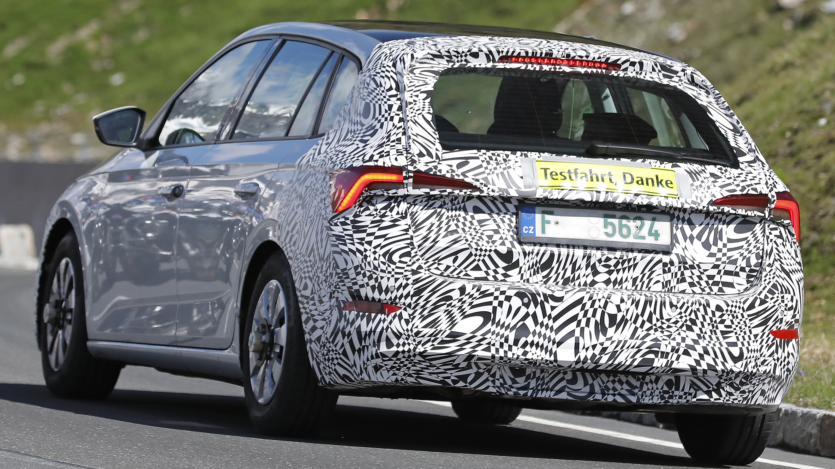 2023 Skoda Scala spyshot - rear