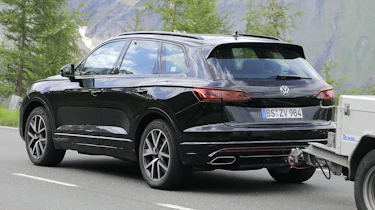 2023 VW Touareg spyshots - rear/nearside