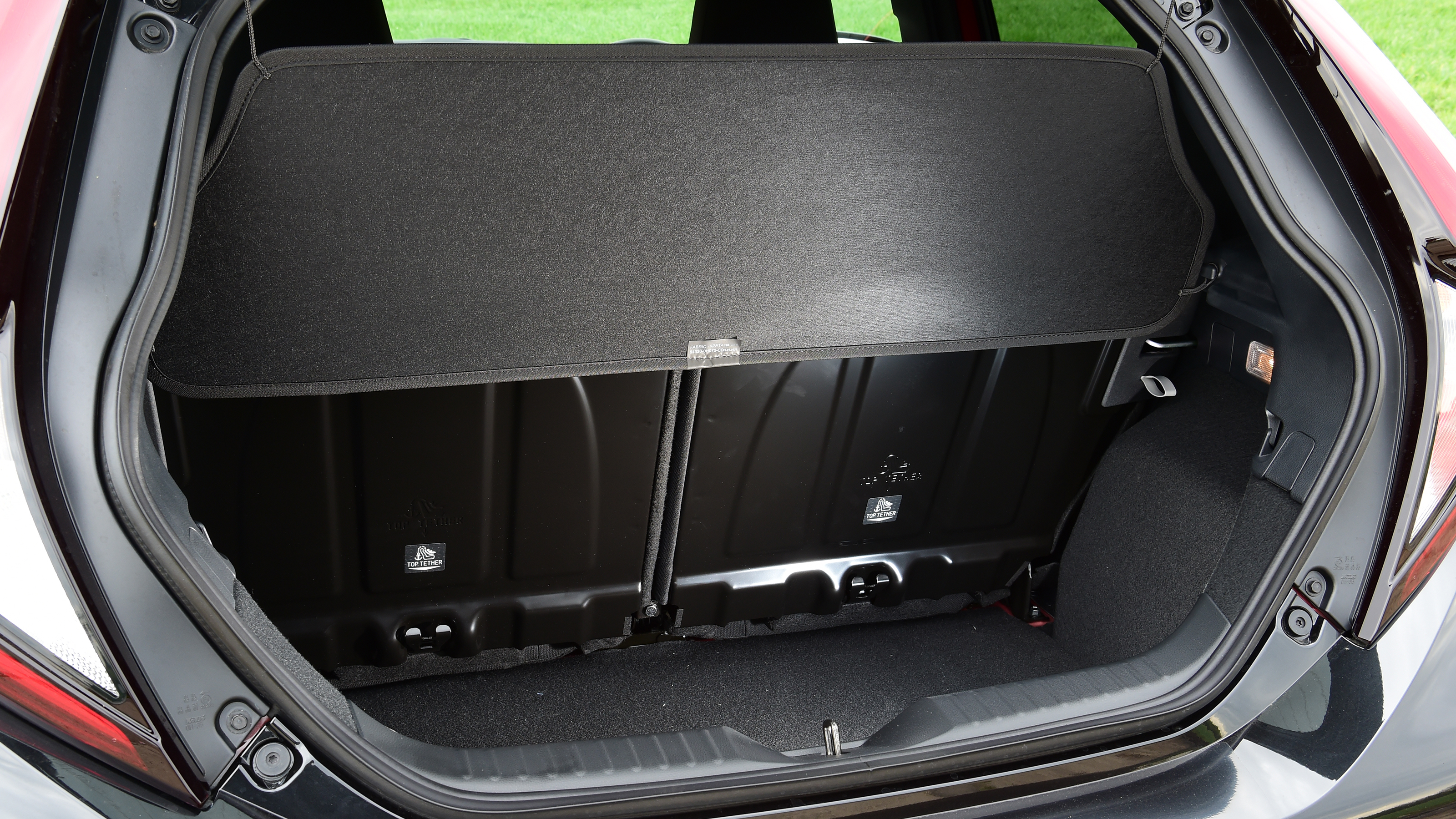 Toyota Aygo X vs Hyundai i10 vs Fiat 500 group test - Toyota Aygo X boot