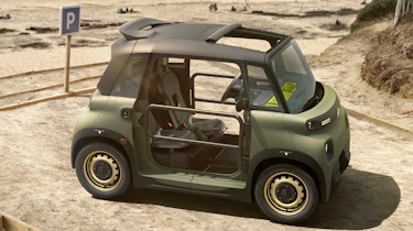 Citroen Ami Buggy - in beachside parking space