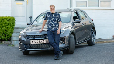 Owner Tracy Harrington with their Kia XCeed