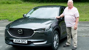 Owner Steve Curry with their Mazda CX-5