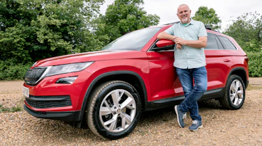 Owner Philip Roberts with their Skoda Kodiaq