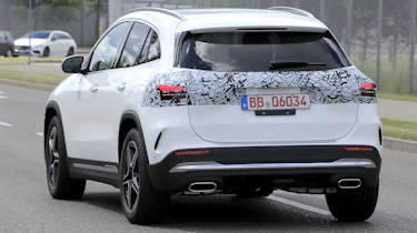 Facelifted Mercedes GLA - rear