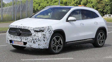 Facelifted Mercedes GLA - front n/s