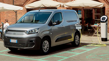 Fiat E-Doblo - parked in charging bay