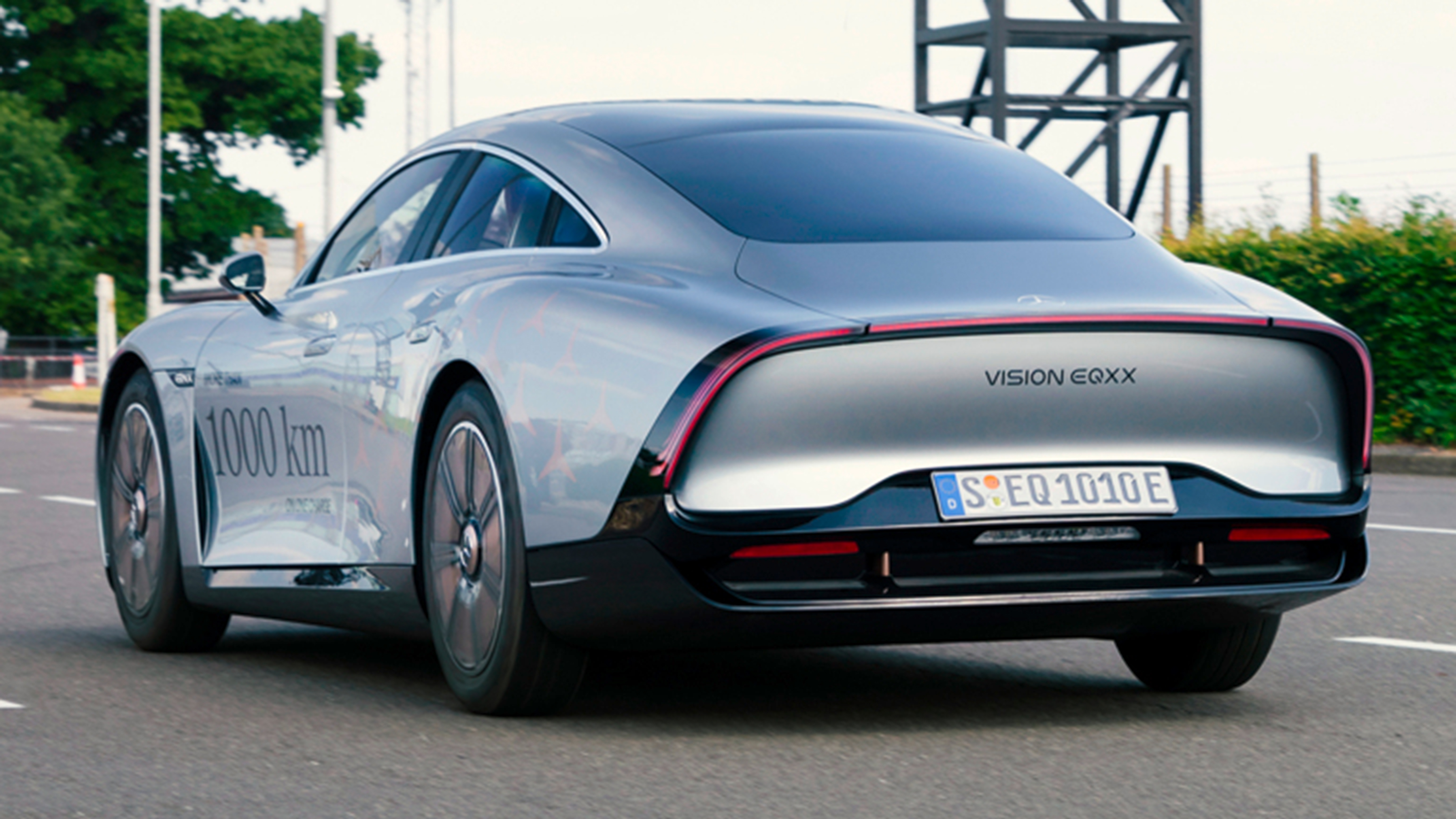 Mercedes Vision EQXX - rear tracking