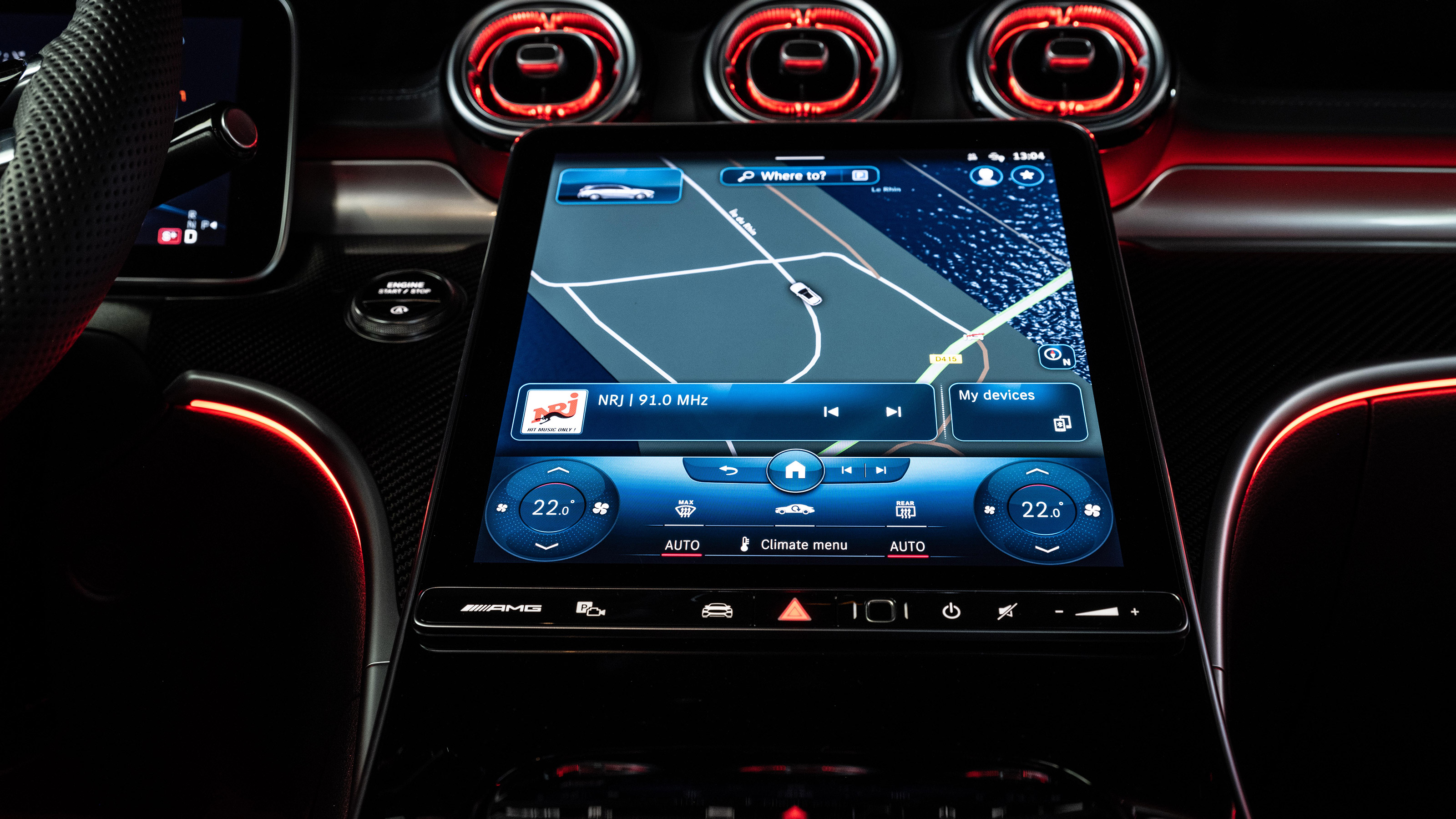 Mercedes-AMG C 43 - sat-nav
