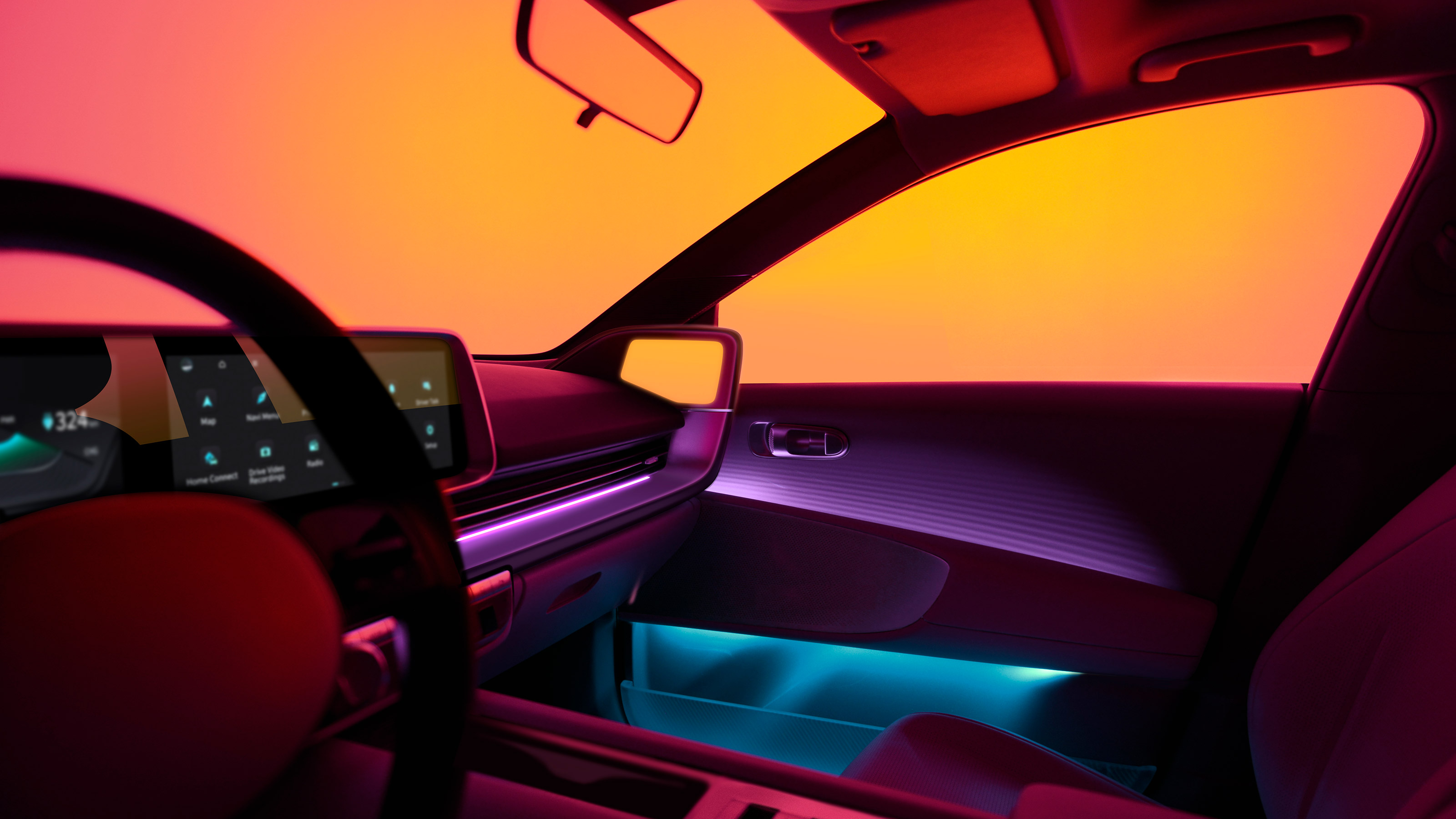 Hyundai Ioniq 6 - interior detail
