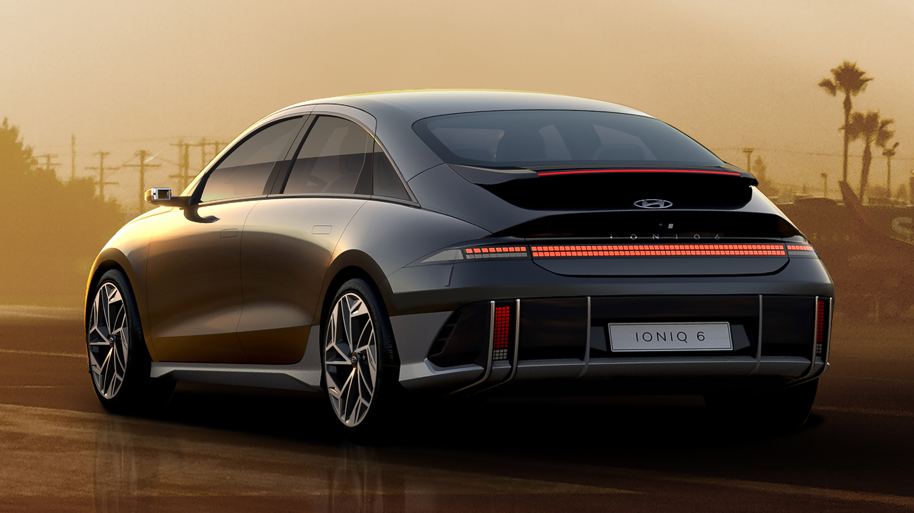 Hyundai Ioniq 6 - rear static