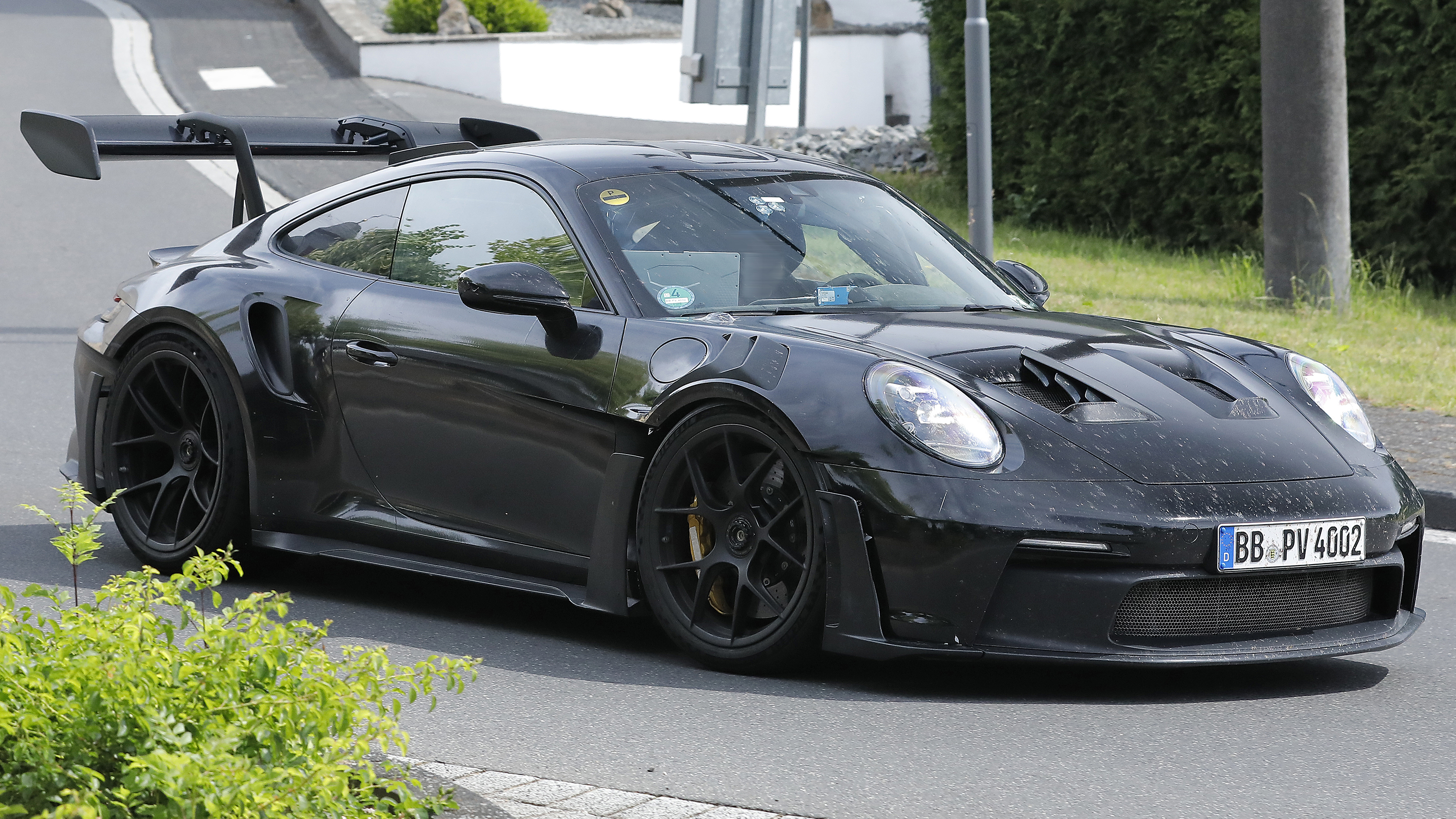 Porsche 911 GT3 RS testing - front/offside