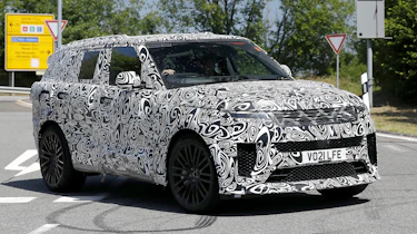 Range Rover Sport SVR test car - front