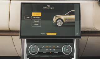Range Rover - ride-height adjustment controls