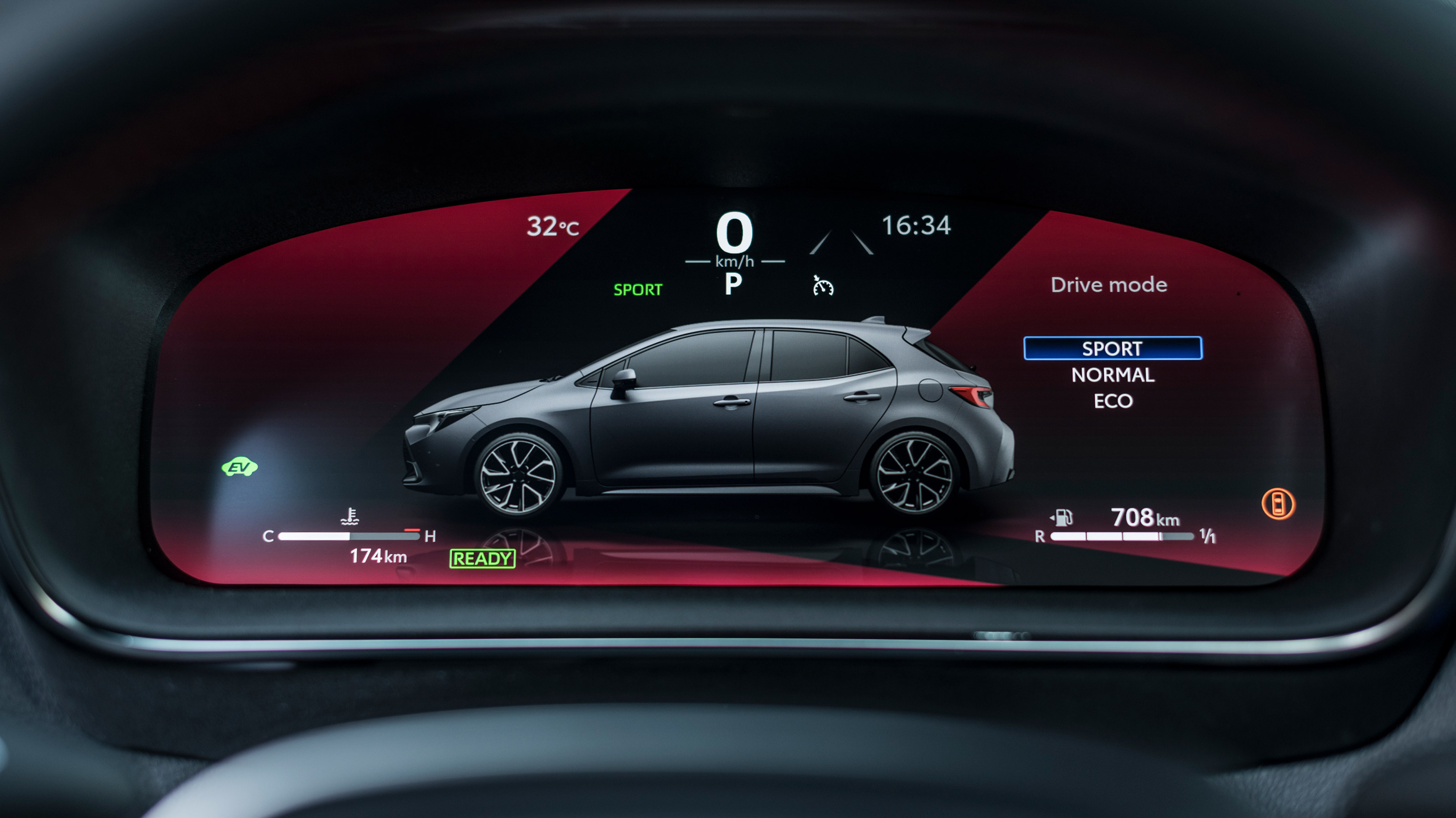 Toyota Corolla prototype - dials