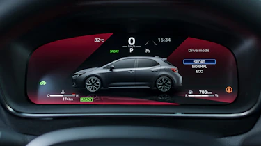 Toyota Corolla prototype - dials