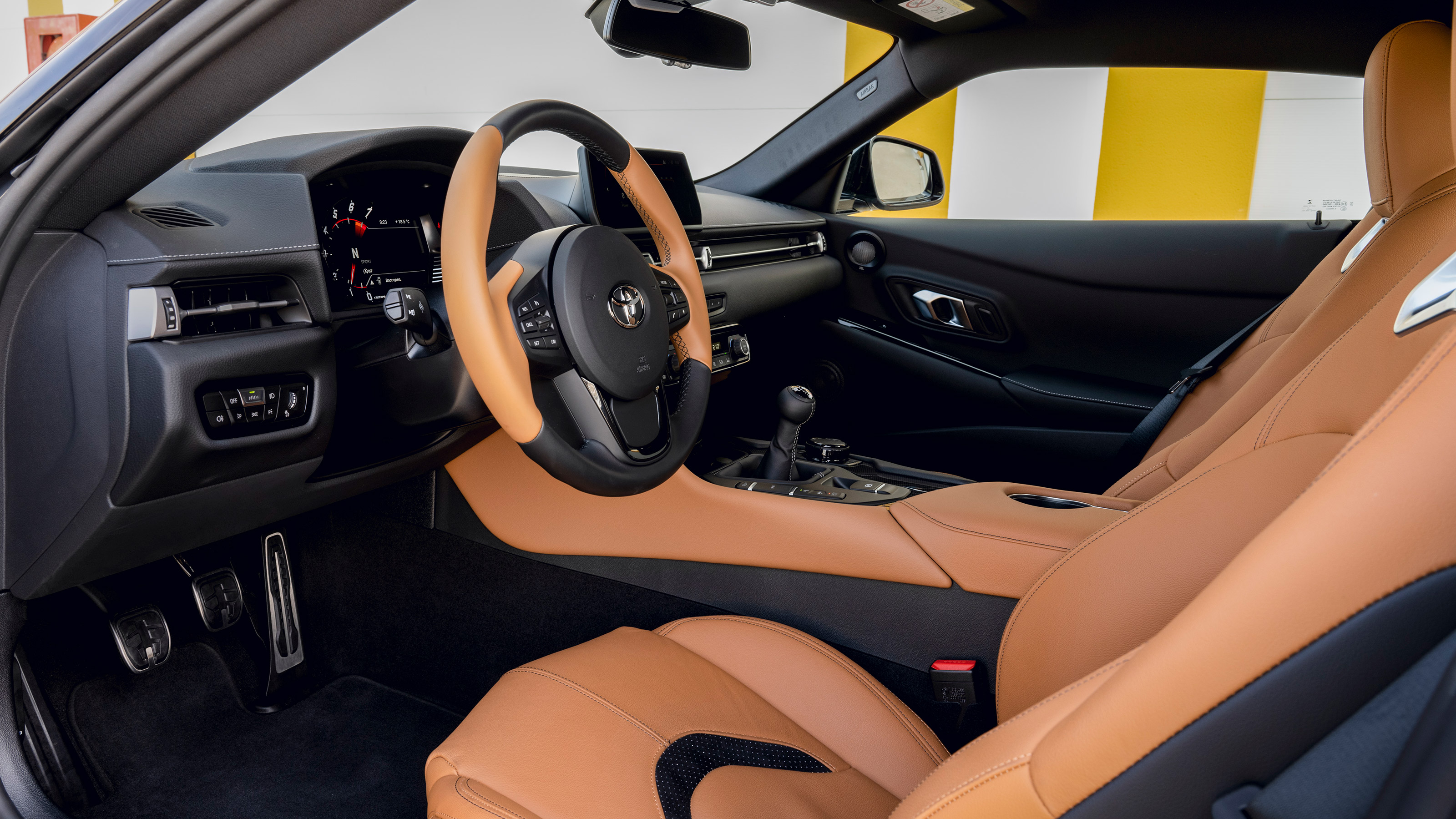 Toyota Supra manual - front seats