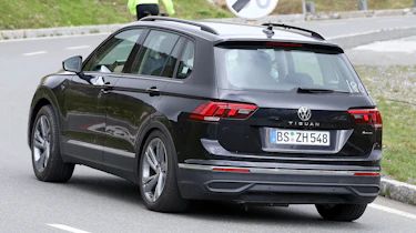 VW Tiguan test mule - rear