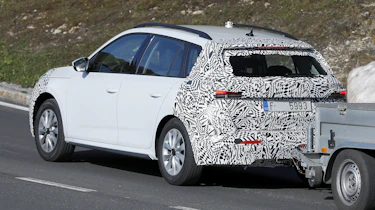 2023 Skoda Kamiq spy - rear tracking