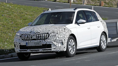 2023 Skoda Kamiq spy - front tracking