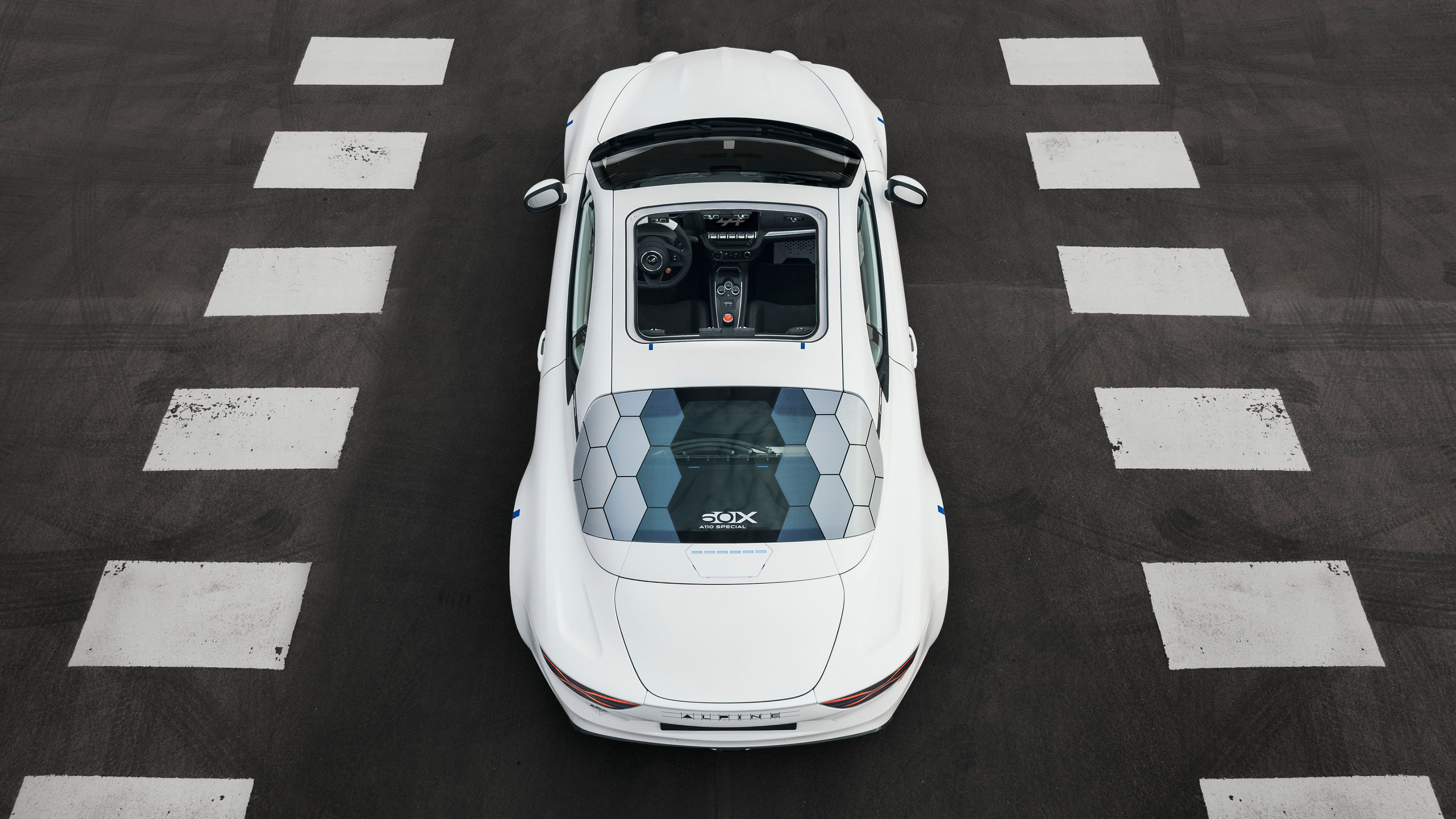 Alpine A110 E-ternite concept - above